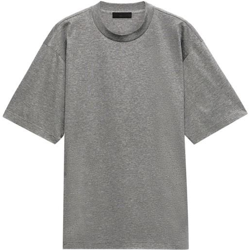 Prada t-shirt in cotone - grigio