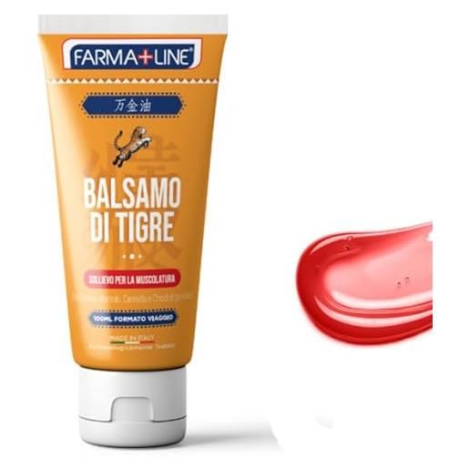 Outlet Accessori 100ml crema gel balsamo di tigre rosso forte concentrato con effetto riscaldante - sollievo potente naturale per dolori articolari muscolari e reumatismi - massaggi per cervicale collo e schiena