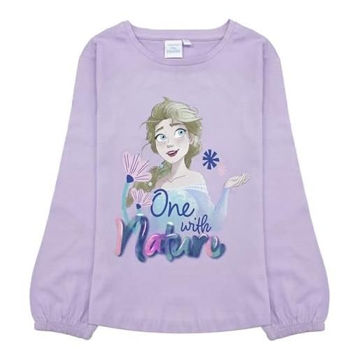 Disney Store maglietta disney frozen elsa bambina 6 anni maglia maniche lunghe in cotone 6886