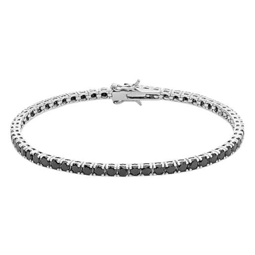 EVER FAITH Bracciale Elastico Donna Art Deco Cristalli Goccia Ovale - Bracciale Sposa E Prom