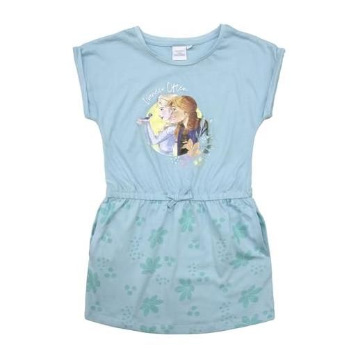 Disney Store abito bambina disney frozen vestitino 4 anni anna e elsa in cotone 6790