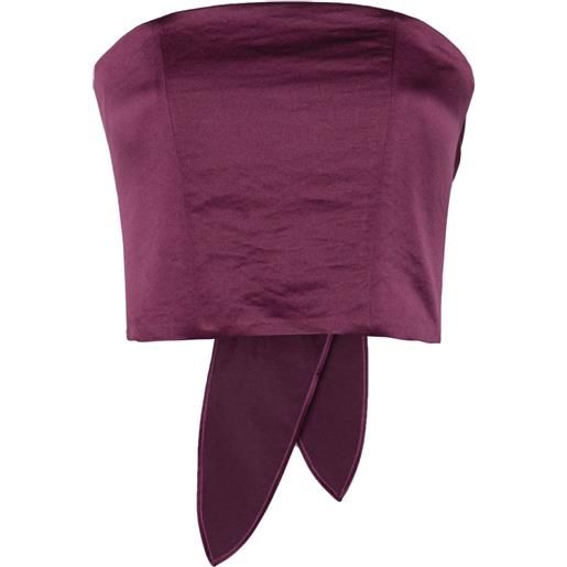 Forte Forte top con nodo - viola