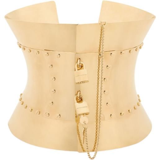 Dolce & Gabbana cintura a corsetto - oro