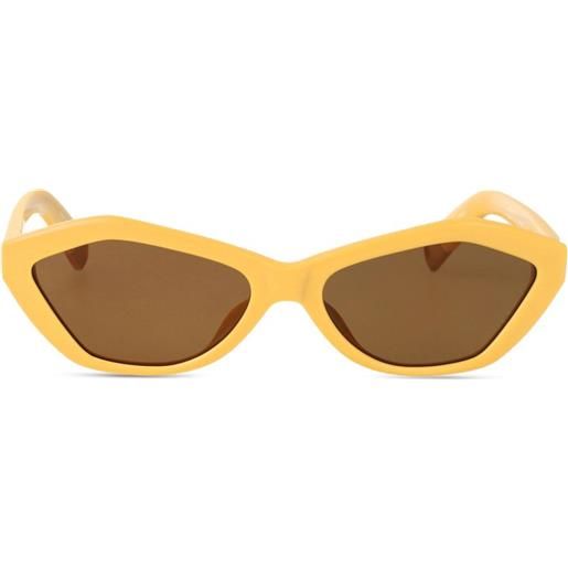 Jacquemus occhiali da sole le bambino - giallo