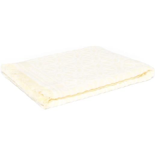ZIMMERMANN asciugamano jacquard 180cm x 100cm - giallo