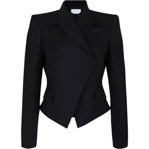 Alexander McQueen blazer in lana - nero