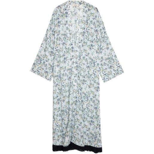 Zadig&Voltaire cappotto in seta - blu