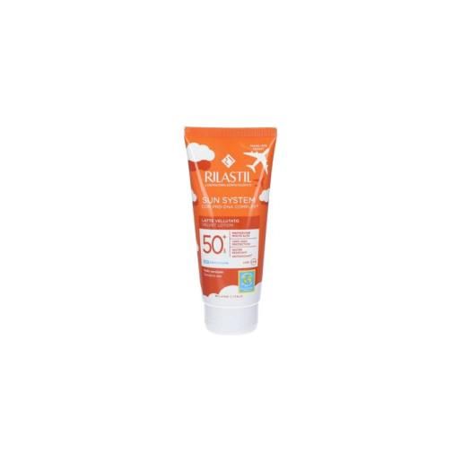 Rilastil sun system latte solare vellutato viso e corpo spf50+ travel size 100 ml