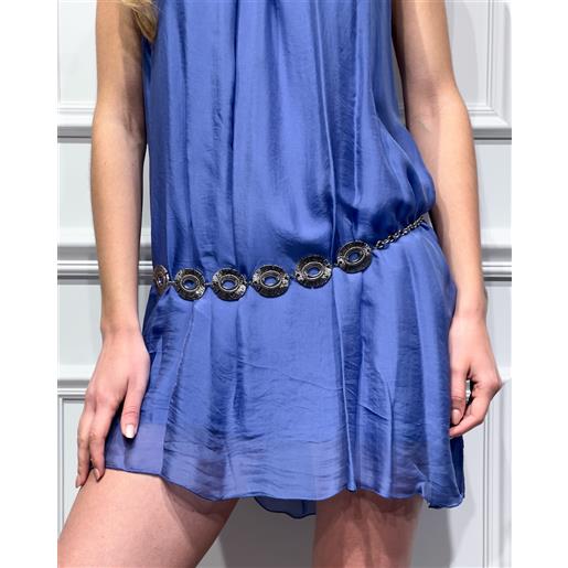 ANNA ROCK cintura a catena ovali zigrinati - ANNA ROCK