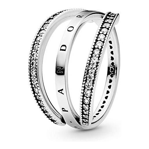 Pandora anello statement donna argento - 197404cz-50