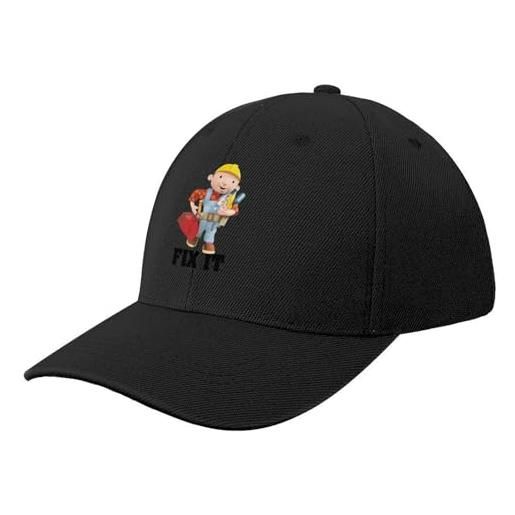 CWCMZDH cappello da baseball bob fix it cappello da baseball con cartoni animati cappello anime cappello per bambini cappello da uomo cappelli da donna