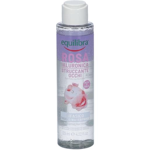 Equilibra rosa ialuronica struccante occhi 140 g detergente