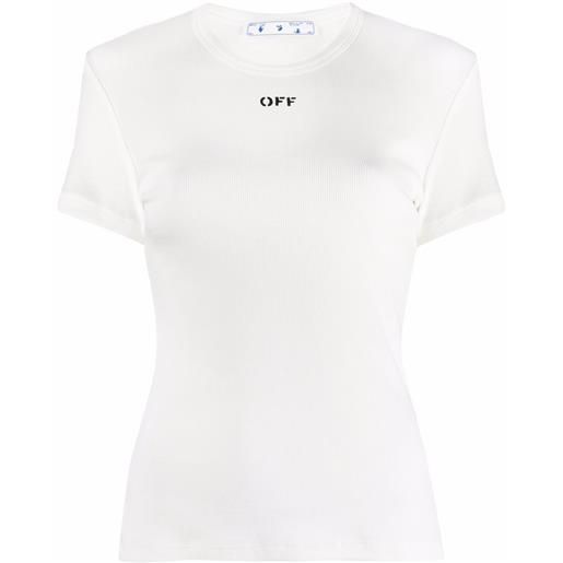 Off-White t-shirt con stampa - bianco