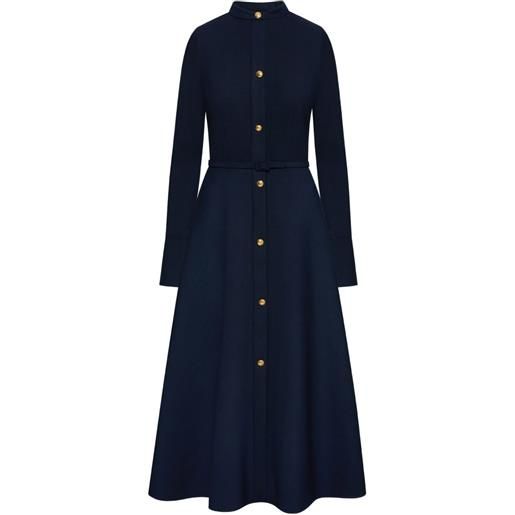 Oscar de la Renta abito artichoke - blu