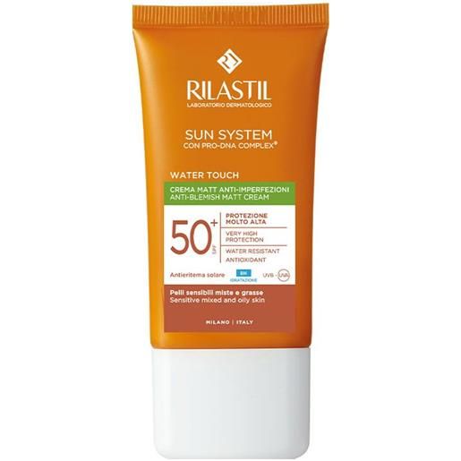 IST.GANASSINI SpA rilastil sun system water touch matt crema solare spf 50+ anti imperfezioni viso 50ml
