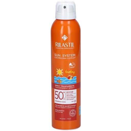 IST.GANASSINI SpA rilastil sun system baby spray trasparente solare spf50 corpo 200ml