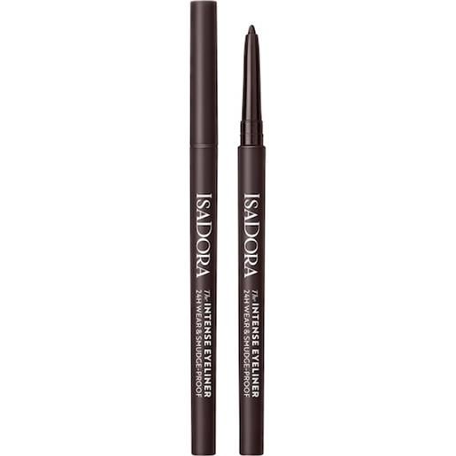 Isadora occhi eyeliner-kajall'eyeliner intenso 24h wear & smudge-proof 61 black brown 0.3 g ()