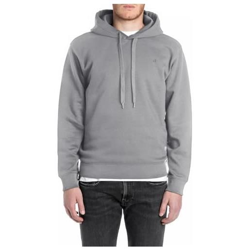 Replay felpa basic da uomo, 067 blu notte, l