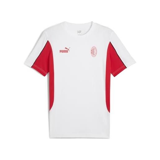 PUMA t-shirt ac milan ftblarchive da uomo xl, white for all time red