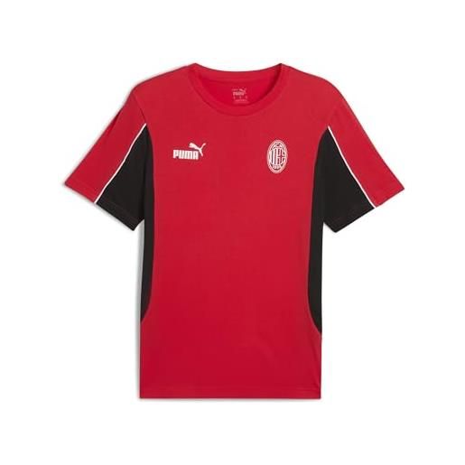 PUMA t-shirt ac milan ftblarchive da uomo xl, white for all time red