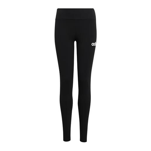 adidas bambina essentials leggings, black/white, 7-8 years
