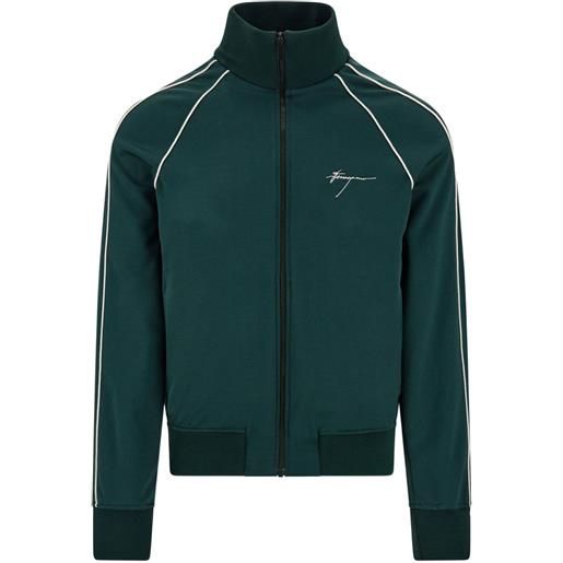 Ferragamo tuta sportiva con stampa - verde