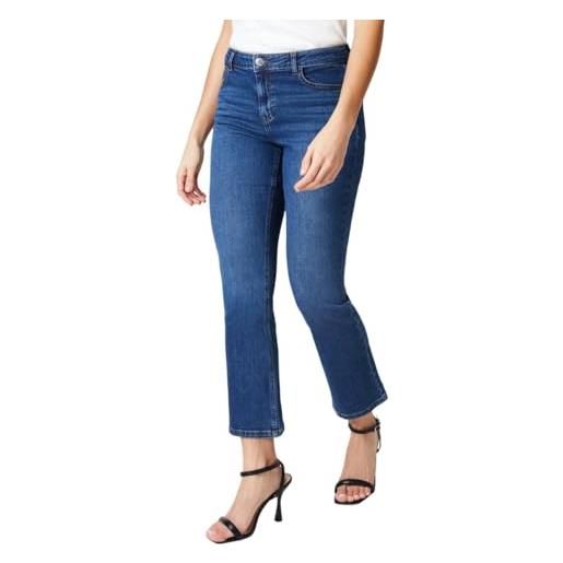 Dorothy Perkins jeans da donna/donna elasticizzati petite bootcut, lavaggio medio, 2 us r