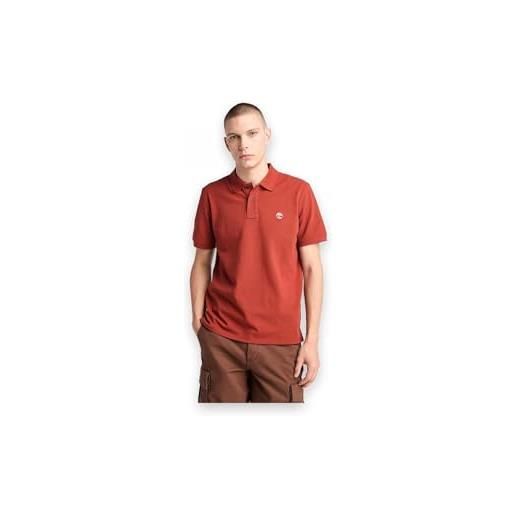 Timberland polo da uomo millers river rossa taglia m codice tb0a6bx4eod