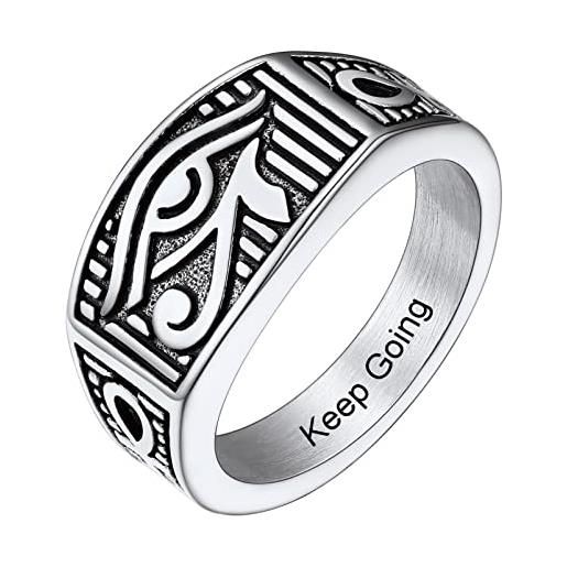 Anello Uomo Maserati Jewels - Acciaio Con Smalto Nero, Misura 27, Design Elegante