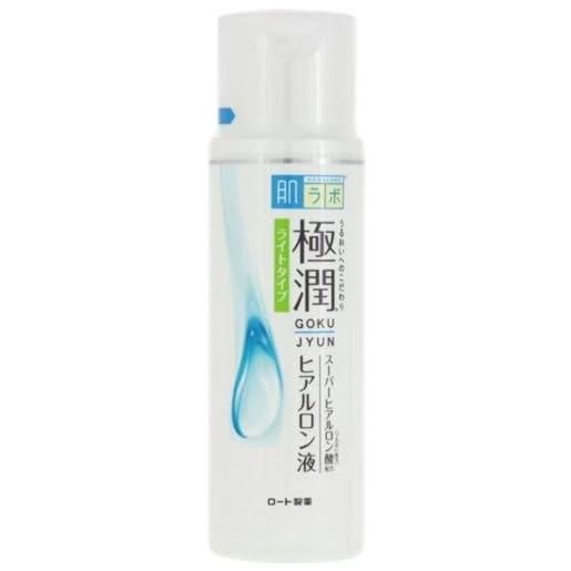 MP rohto hada labo gokujyun, luce per lozione super ialuronica, lozione idratante, 3 tipi di acido ialuronico, 170ml, prodotto in giappone