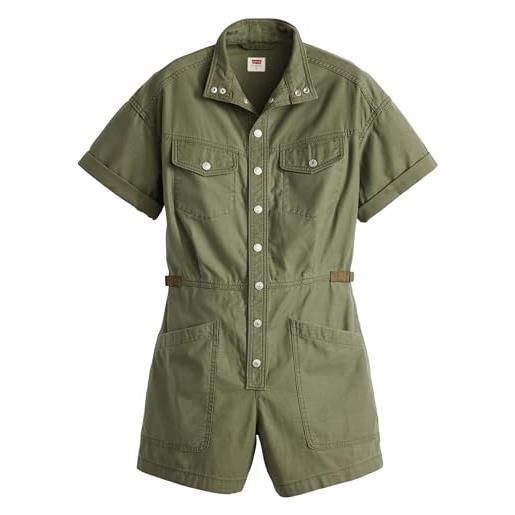 Levi's ss surplus romper nan, olive night, s donna