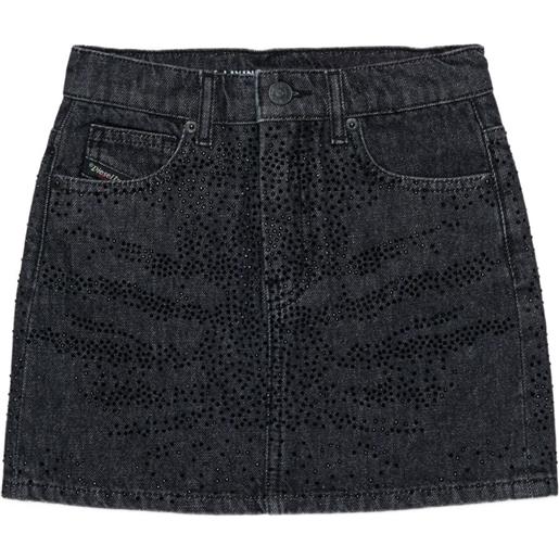 Diesel Kids minigonna in cotone - nero