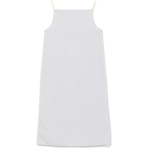 Carven abito midi con spalline - grigio