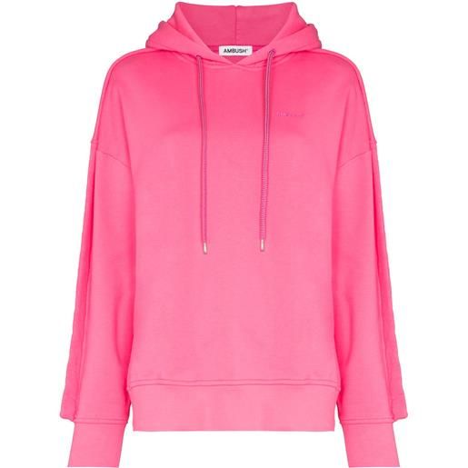 AMBUSH felpa con cappuccio - rosa