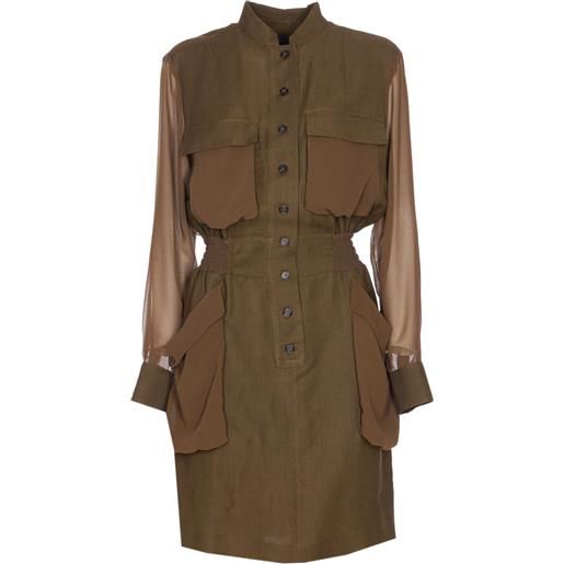 PINKO abito benvenuto - verde