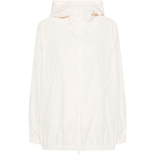 Moncler bomber euridice con cappuccio - toni neutri