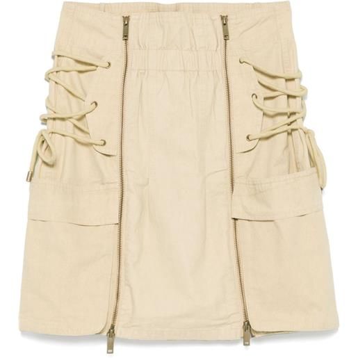 ISABEL MARANT minigonna iteli - toni neutri