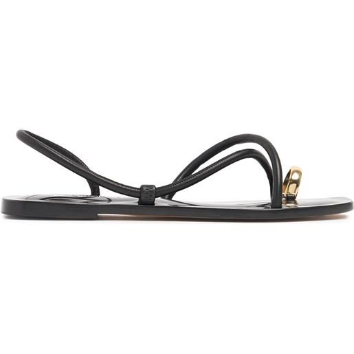 EMME PARSONS sandali laurie in nappa con anello 10mm