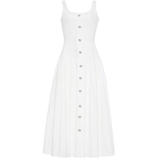 Adam Lippes abito midi cassie - bianco