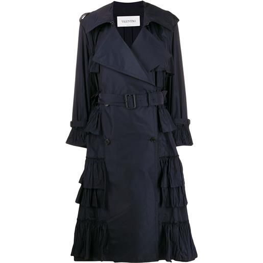 Valentino Garavani trench doppiopetto - blu