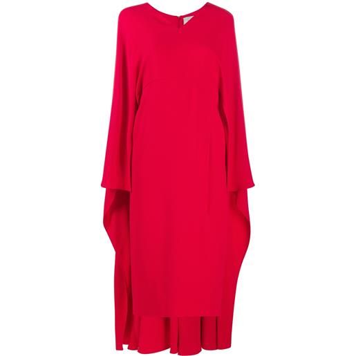 Valentino Garavani abito midi con scollo a v - rosso