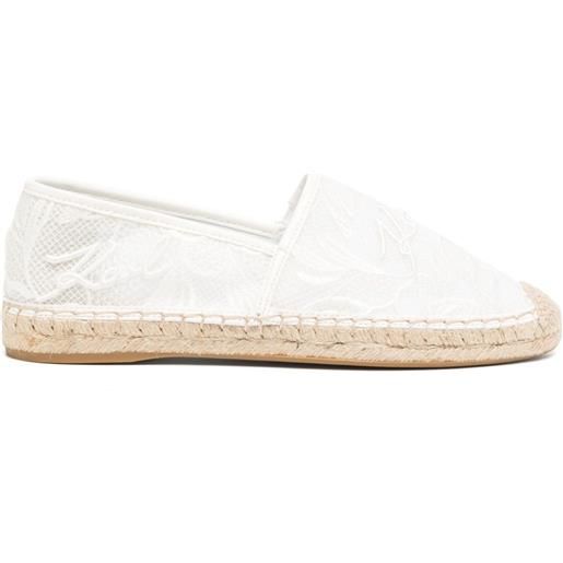 Karl Lagerfeld espadrilles kamini orchid - bianco