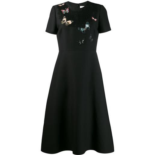 Valentino Garavani abito con ricamo - nero