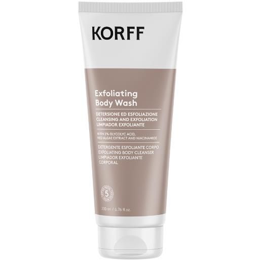 KORFF exfoliating body wash 200ml