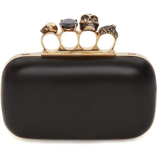 Alexander McQueen clutch knuckle - nero