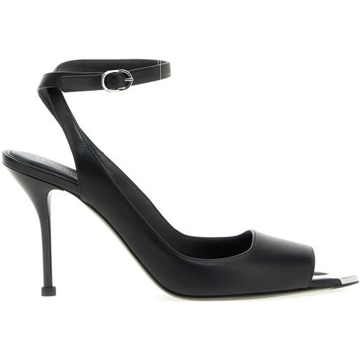 Alexander McQueen sandali punk con cinturino alla caviglia 90mm - nero