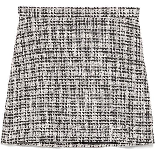 Kimhekim minigonna in tweed - nero