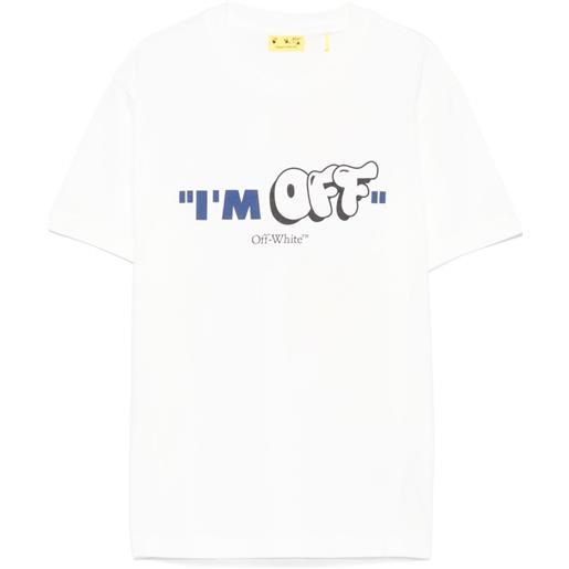 Off-White Kids t-shirt con stampa - bianco