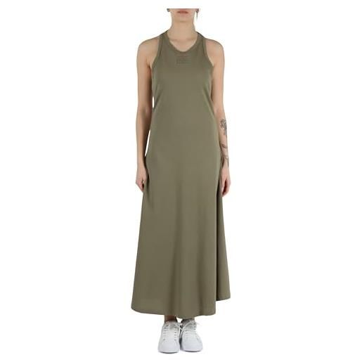 Replay w9162 vestito, 833 light military, s donna