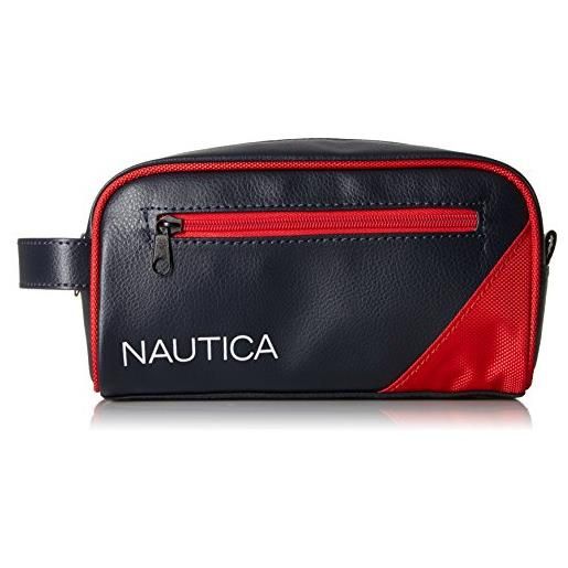 Nautica men's top zip travel kit toiletry bag organizer